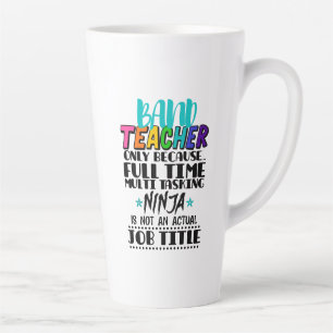 Band-leraar alleen omdat fulltime multitasking latte mok