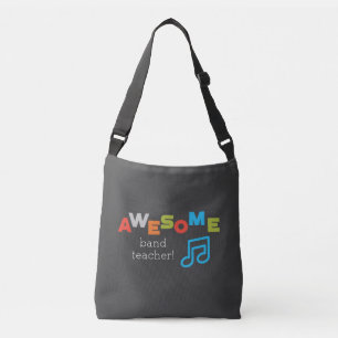 Band-lerarenwaardering muzieknotities, Geweldige Crossbody Tas