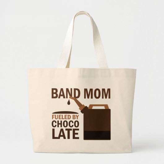 Band Mam (Funny) Chocolate Grote Tote Bag (Voorkant)