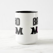 Band mam met hart muziek notitie mok (Midden)