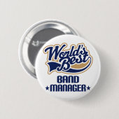 Band Manager-cadeau Ronde Button 5,7 Cm (Voorkant /achterkant)