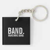 Band - Marching Band Green Sleutelhanger (Achterkant)