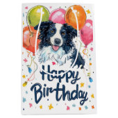 Band met ballonnen medium cadeauzakje (Voorkant)