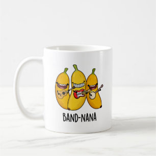 Band-nana Funny Fruit Banana Pun Koffiemok