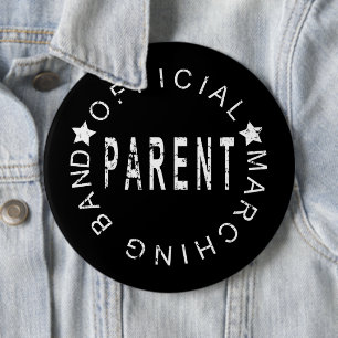 Band Officiële Marching Parent Ronde Button 6,0 Cm
