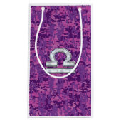 Band over Fuchsia Digital Camo Klein Cadeauzakje (Voorkant)