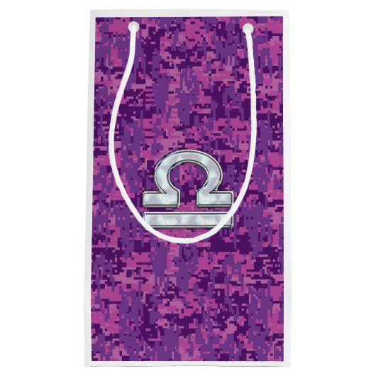 Band over Fuchsia Digital Camo Klein Cadeauzakje (Voorkant)