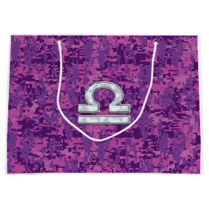 Band over Fuchsia Digital Camo Large Cadeauzakje