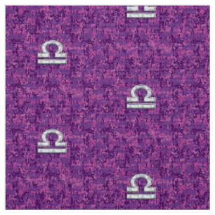 Band over Fuchsia Digital Camo Stof