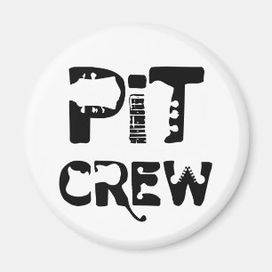Band Pit Crew Muzikale Tekst Magneet