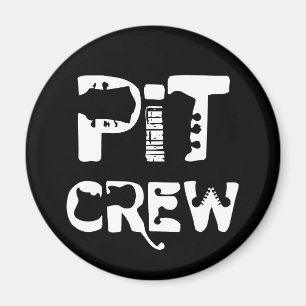 Band Pit Crew Muzikale Tekst Magneet