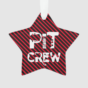 Band Pit Crew Muzikale Tekst Ornament