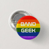 Band Pride Ronde Button 3,2 Cm (Voorkant /achterkant)