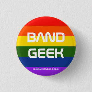 Band Pride Ronde Button 3,2 Cm
