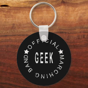 Band Quote Officiële markering Band Geek Sleutelhanger