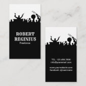 Band Silhouette Visitekaartje (Voorkant / Achterkant)