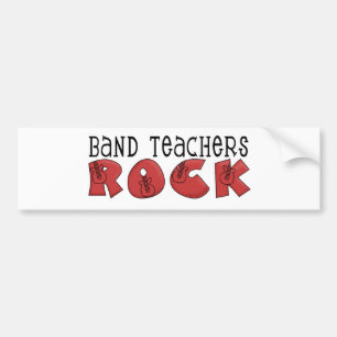 Band Teachers Rock Bumpersticker