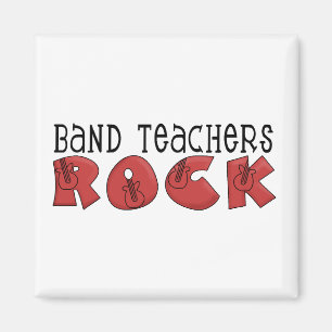 Band Teachers Rock Tshirts and Gifts Magneet