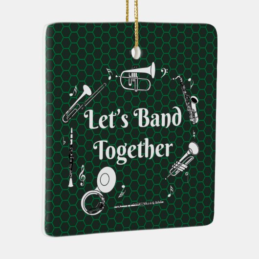 Band Together Keramisch Ornament (Rechts)