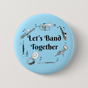 Band Together Ronde Button 5,7 Cm