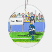 Band, trommelsnare - Vrouw Keramisch Ornament (Links)