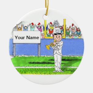 Band, Trumpet - Mannelijk Keramisch Ornament