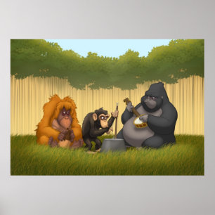 Band van de Apes-Poster Poster