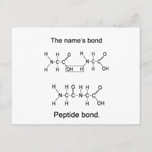 Band van de naam, peptidebinding briefkaart