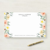 Band van de tuinvloerbedekking post-it® notes (Op bureau)