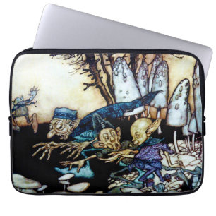 Band van de werknemers laptop sleeve