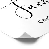 Band voor bruiloft - Kies een Greenery-teken voor  Poster (Hoek)