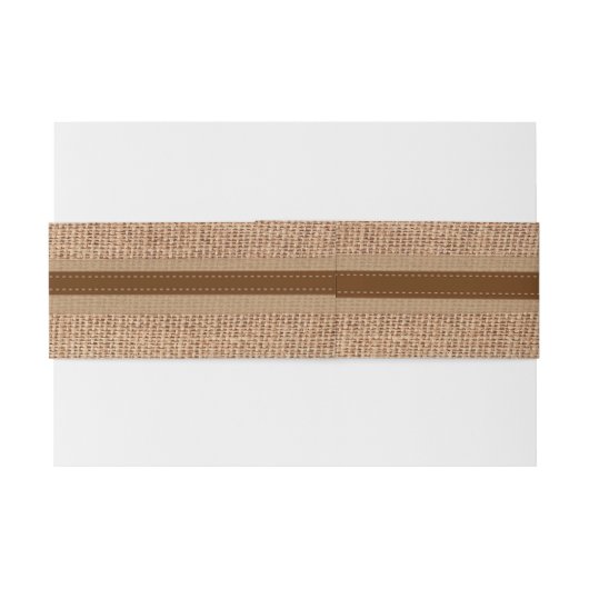 Band voor buidoek uitnodigingen wikkel (Achterkant Voorbeeld)