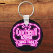 Band voor cokesstaart met  neonboog sleutelhanger (Voorkant)