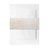 Band voor crèmekleurpatroon uitnodigingen wikkel (Voorkant Voorbeeld)