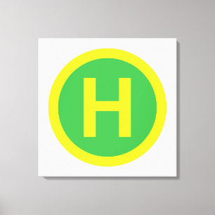 Band voor helipad canvas afdruk