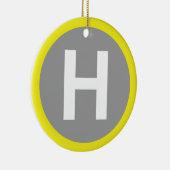 Band voor helipad keramisch ornament (Rechts)