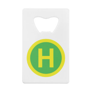 Band voor helipad kredietkaart flessenopener