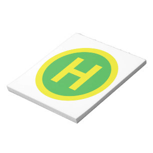 Band voor helipad notitieblok