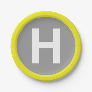 Band voor helipad papieren bordje