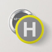 Band voor helipad ronde button 5,7 cm (Voorkant /achterkant)