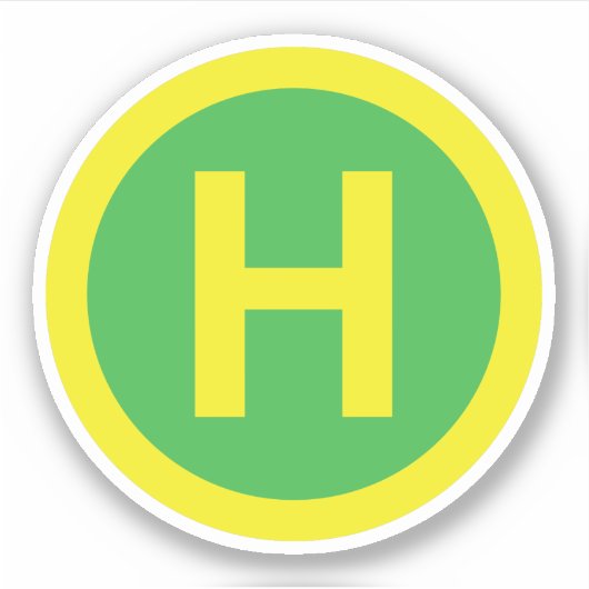 Band voor helipad sticker (Voorkant)
