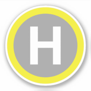 Band voor helipad sticker