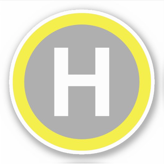 Band voor helipad sticker (Voorkant)