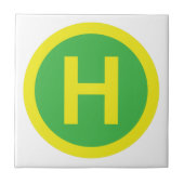 Band voor helipad tegeltje (Voorkant)