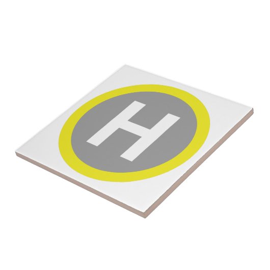 Band voor helipad tegeltje (Zijkant)