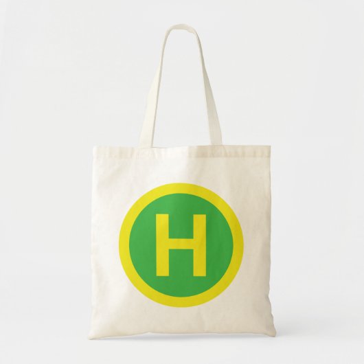 Band voor helipad tote bag (Voorkant)