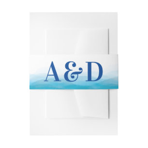 Band voor Ocean Waves Suite van het Weddenschap Uitnodigingen Wikkel