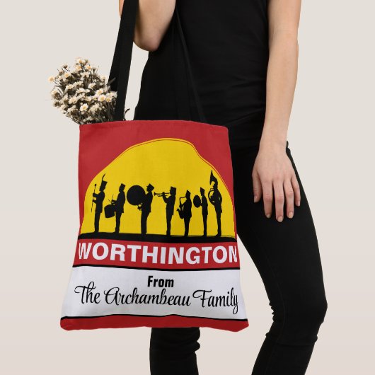 BAND - Zie terug. GROTE CANVAS TAS (Dichtbij)