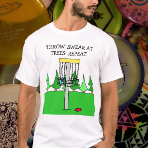 Band, Zweer bij Bomen, Herhaal Schijf Golf T-shirt