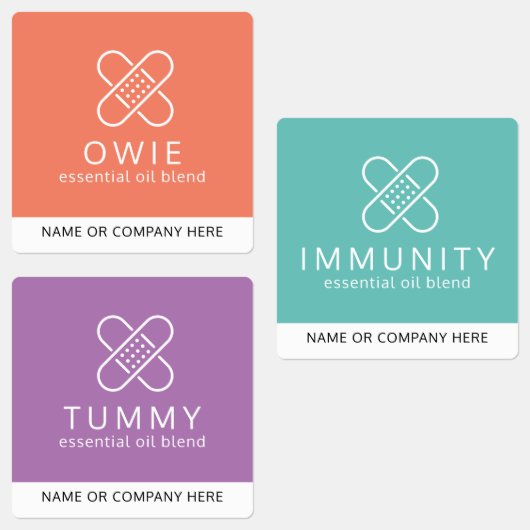 Bandaid RX Essential Étiquettes de la bouteille à  (Groupe)